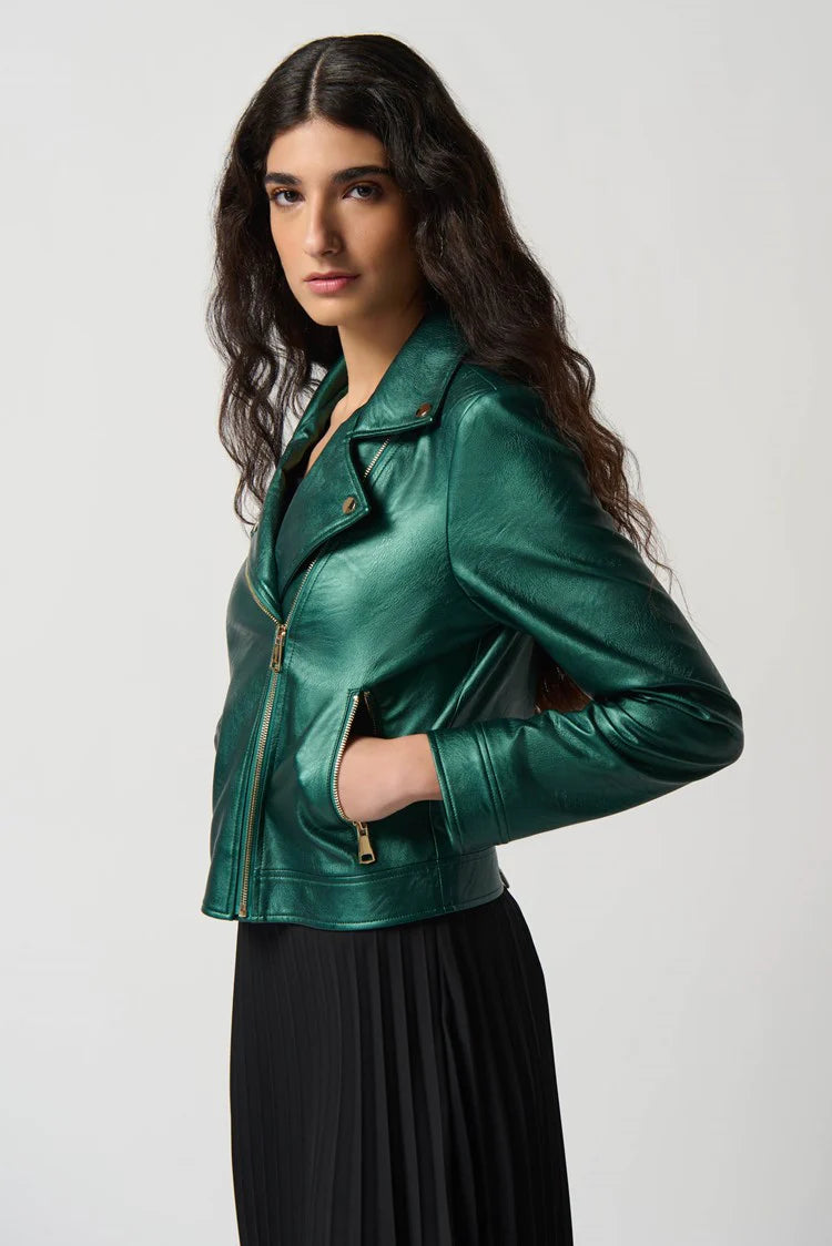 Joseph ribkoff sales leather jacket
