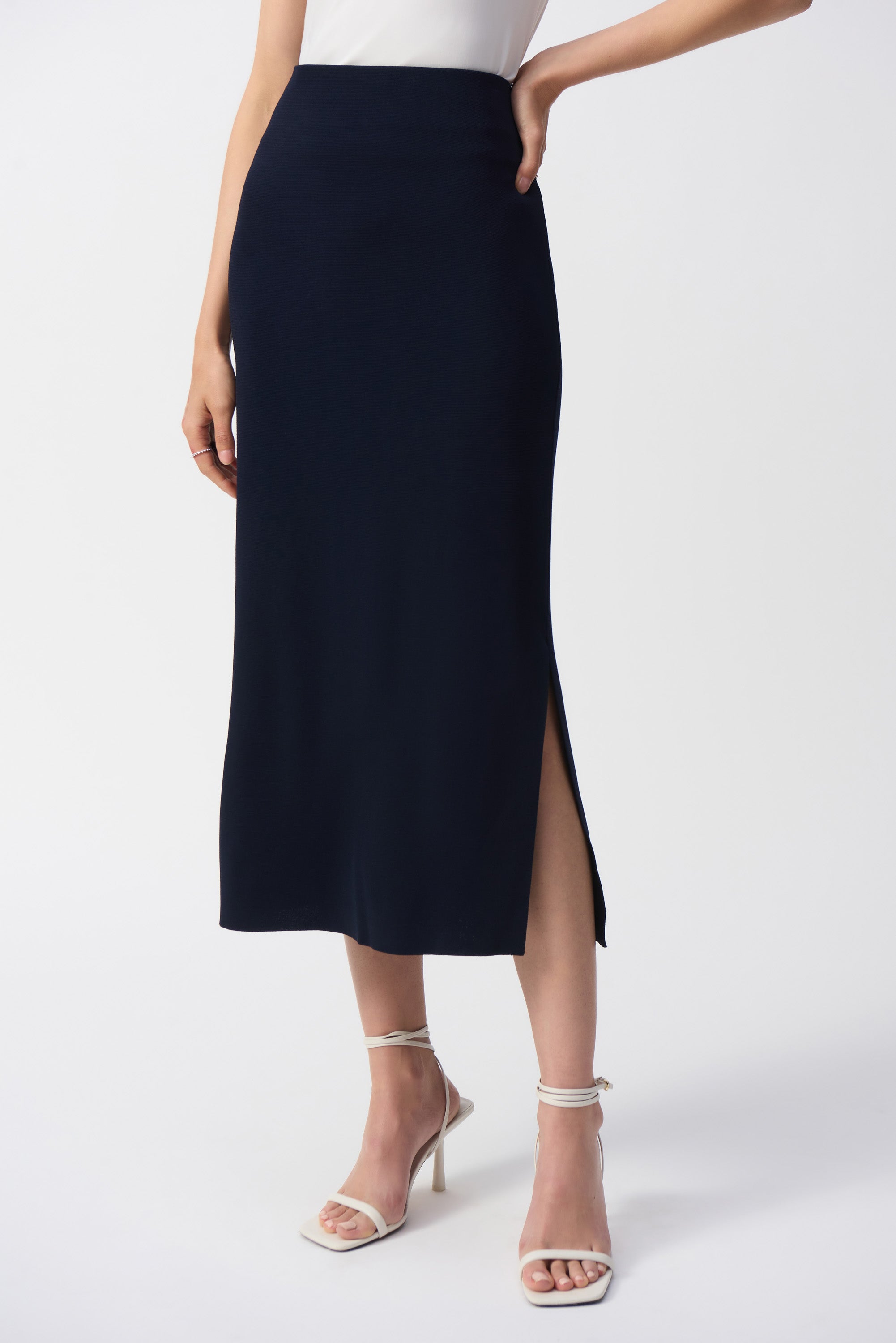 Joseph Ribkoff Navy Skirt 191091 2166 main image 0