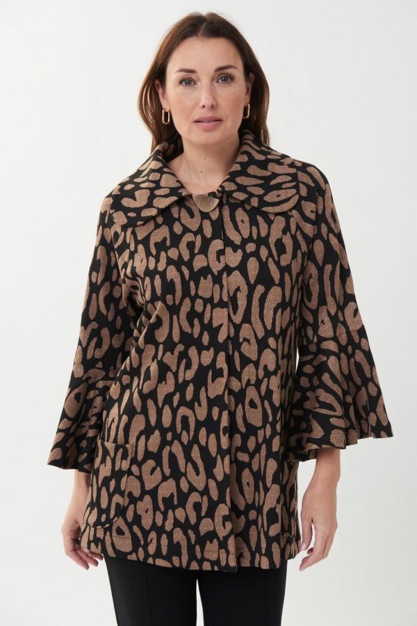 Joseph ribkoff leopard on sale jacket