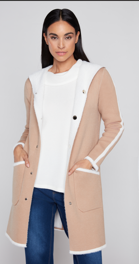 Compli K Reversible Hooded Sweater/ Jacket 1015