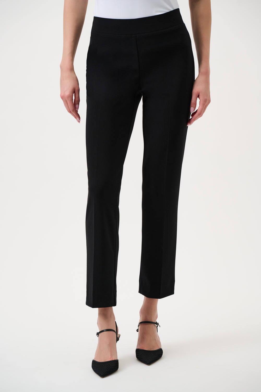 Pantalon Femme Noir Joseph Ribkoff - Taille 48 - Coupe Large - Occasion Très Bon état