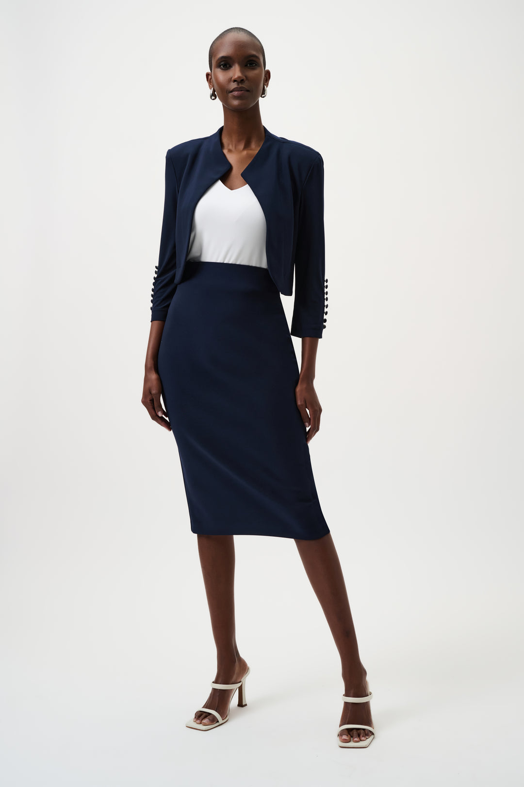 Classic Long Pencil Skirt 163083