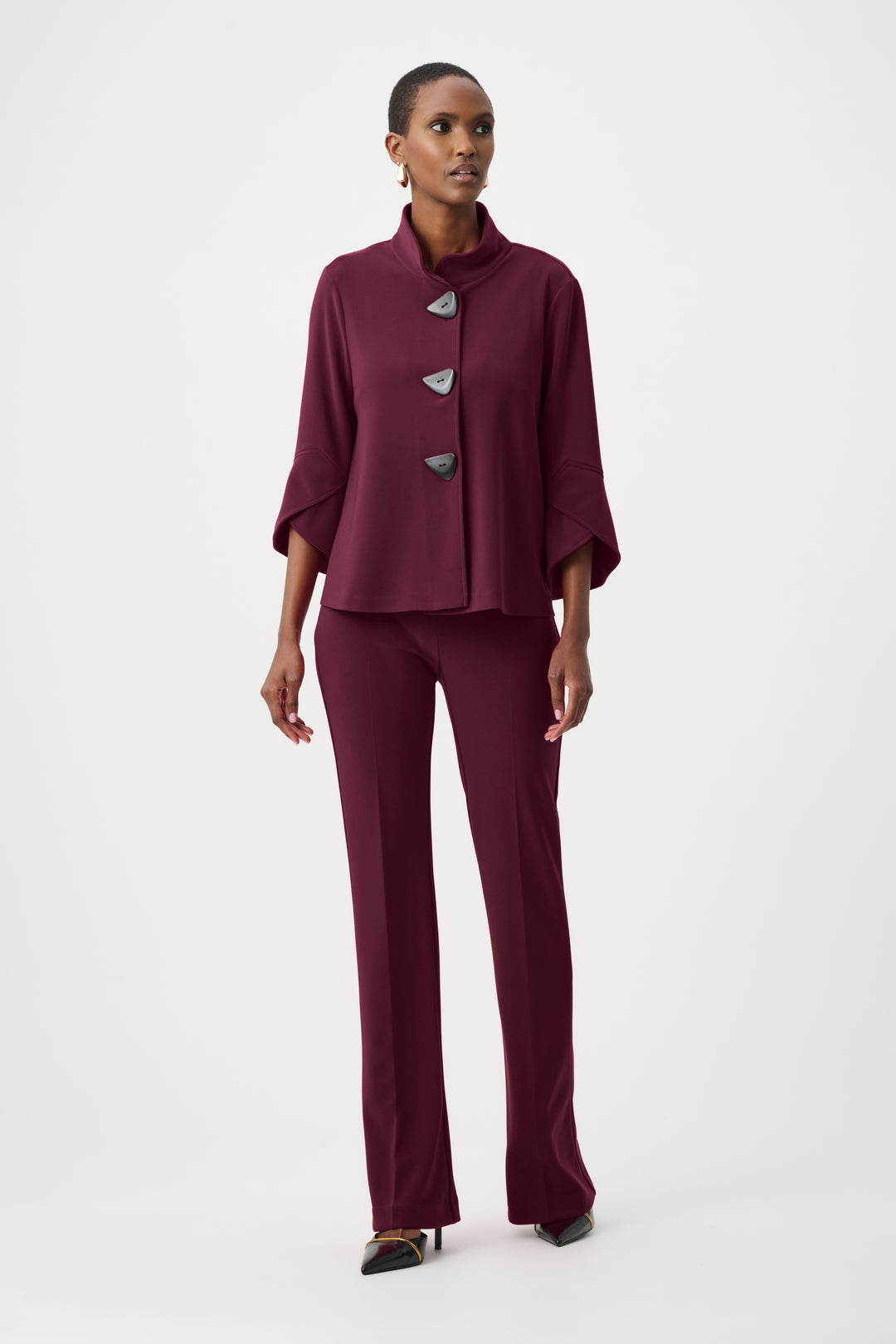 Classic Trapeze Jacket Style 193198F26