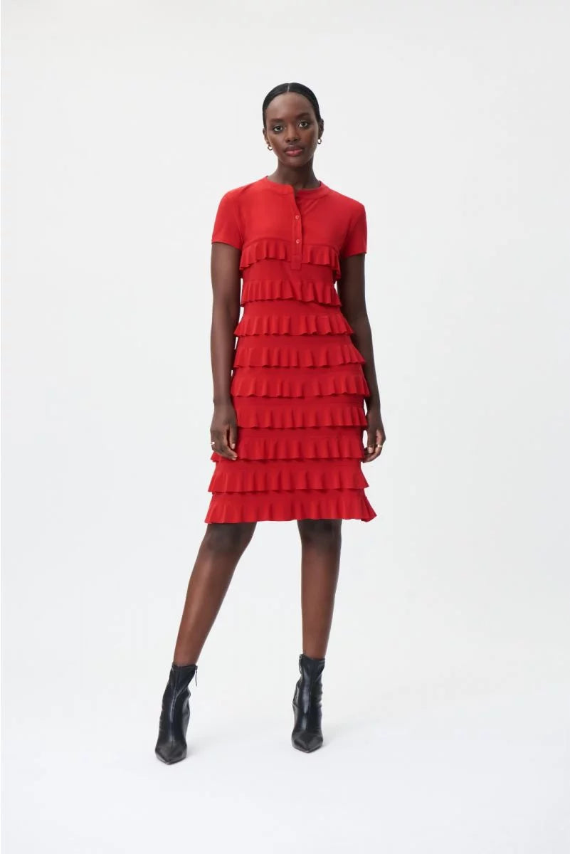 Joseph ribkoff red dress clearance