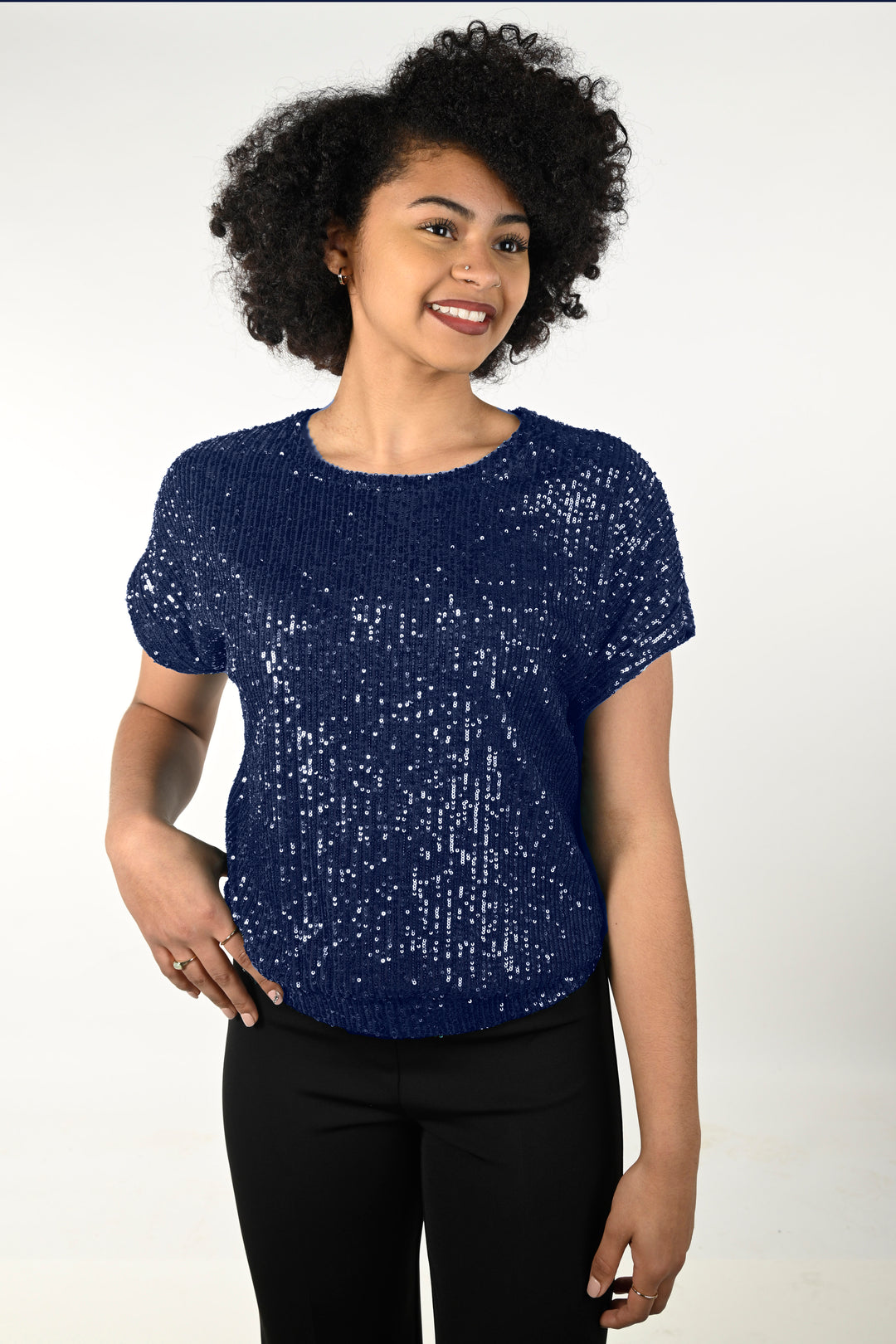 Sequin Detail Top Style 226482