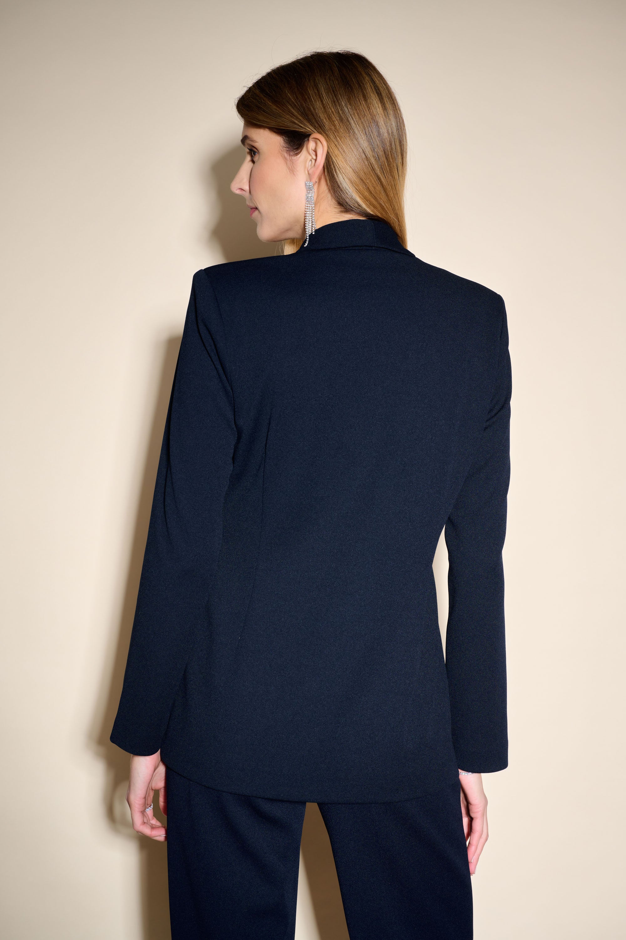 Joseph Ribkoff Shawl Collar Semi Oversize Fit Blazer Model