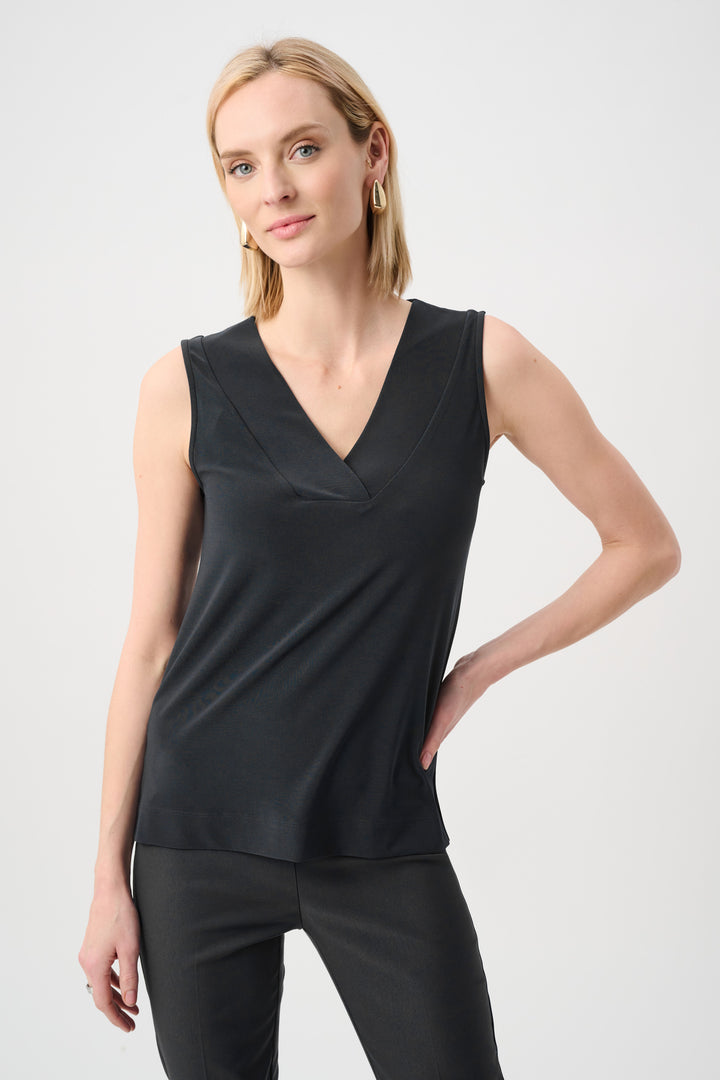 Silky Knit Sleeveless Top Style 241239F26