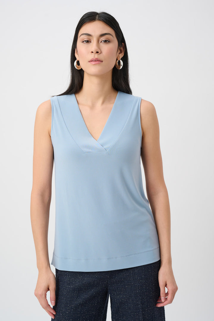 Silky Knit Sleeveless Top Style 241239F26