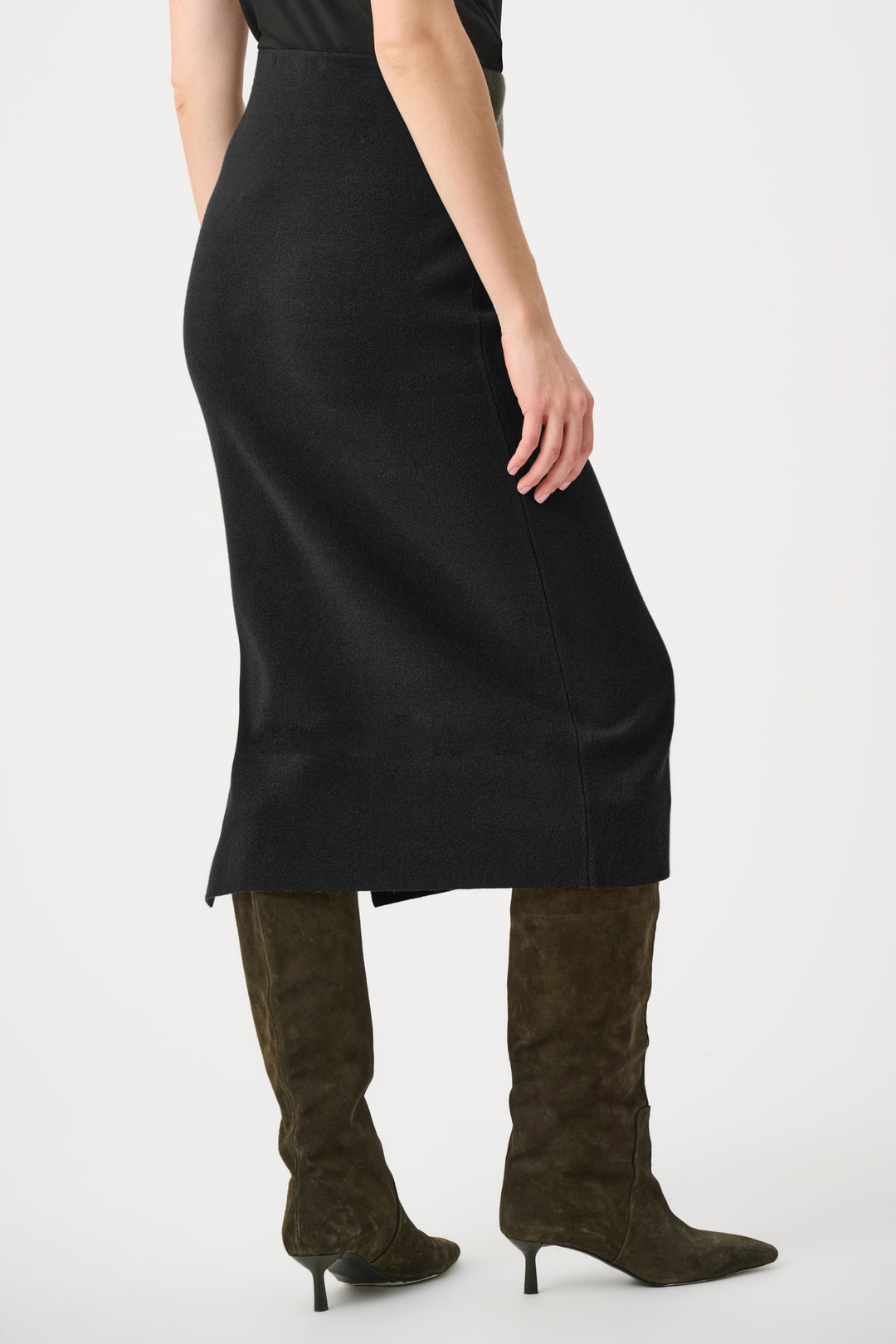 Sweater Knit Midi Skirt Style 243967F26