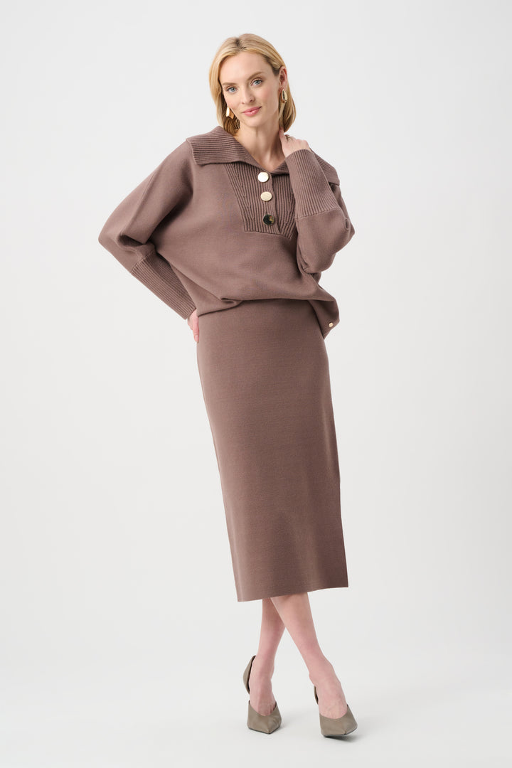 Sweater Knit Midi Skirt Style 243967F26