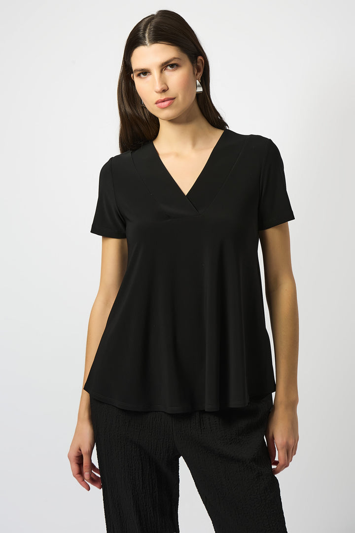 Silky Knit Flared Top 251125S26