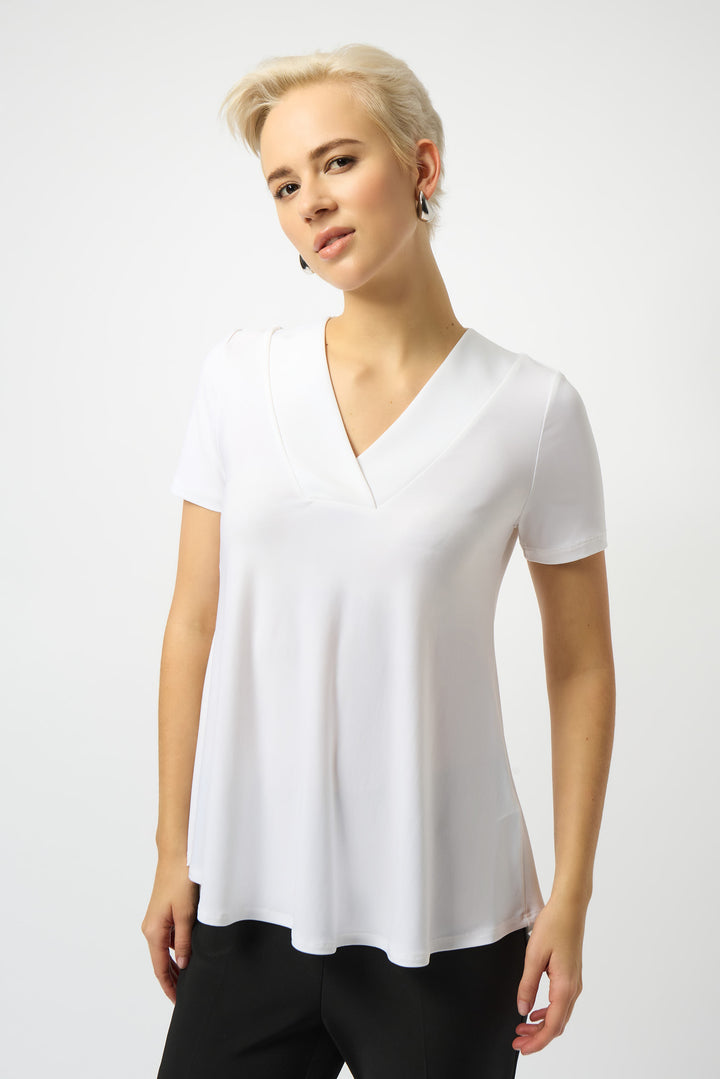 Silky Knit Flared Top 251125S26