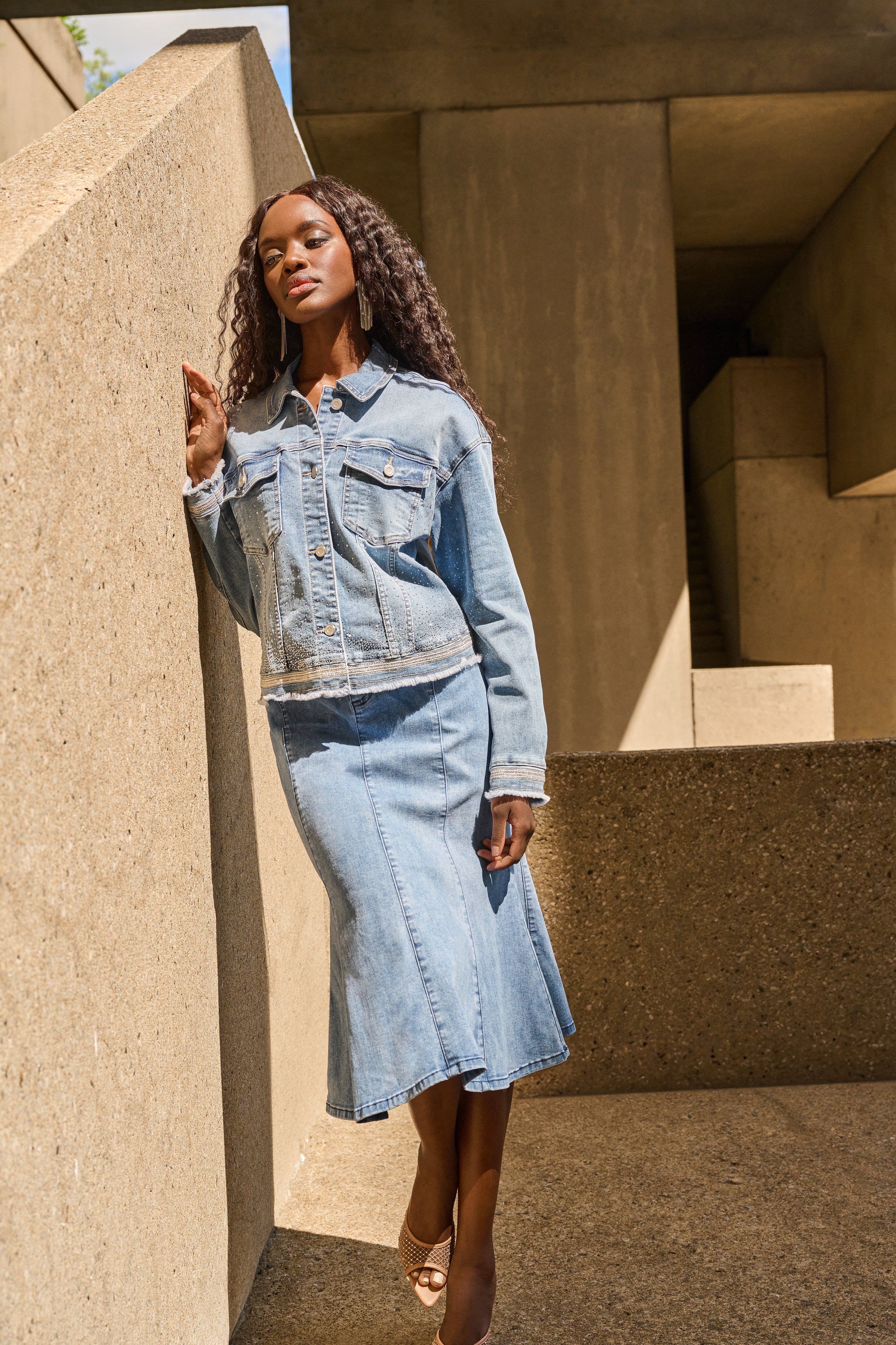 Joseph Ribkoff Denim Jacket 251953 – TYH Boutique