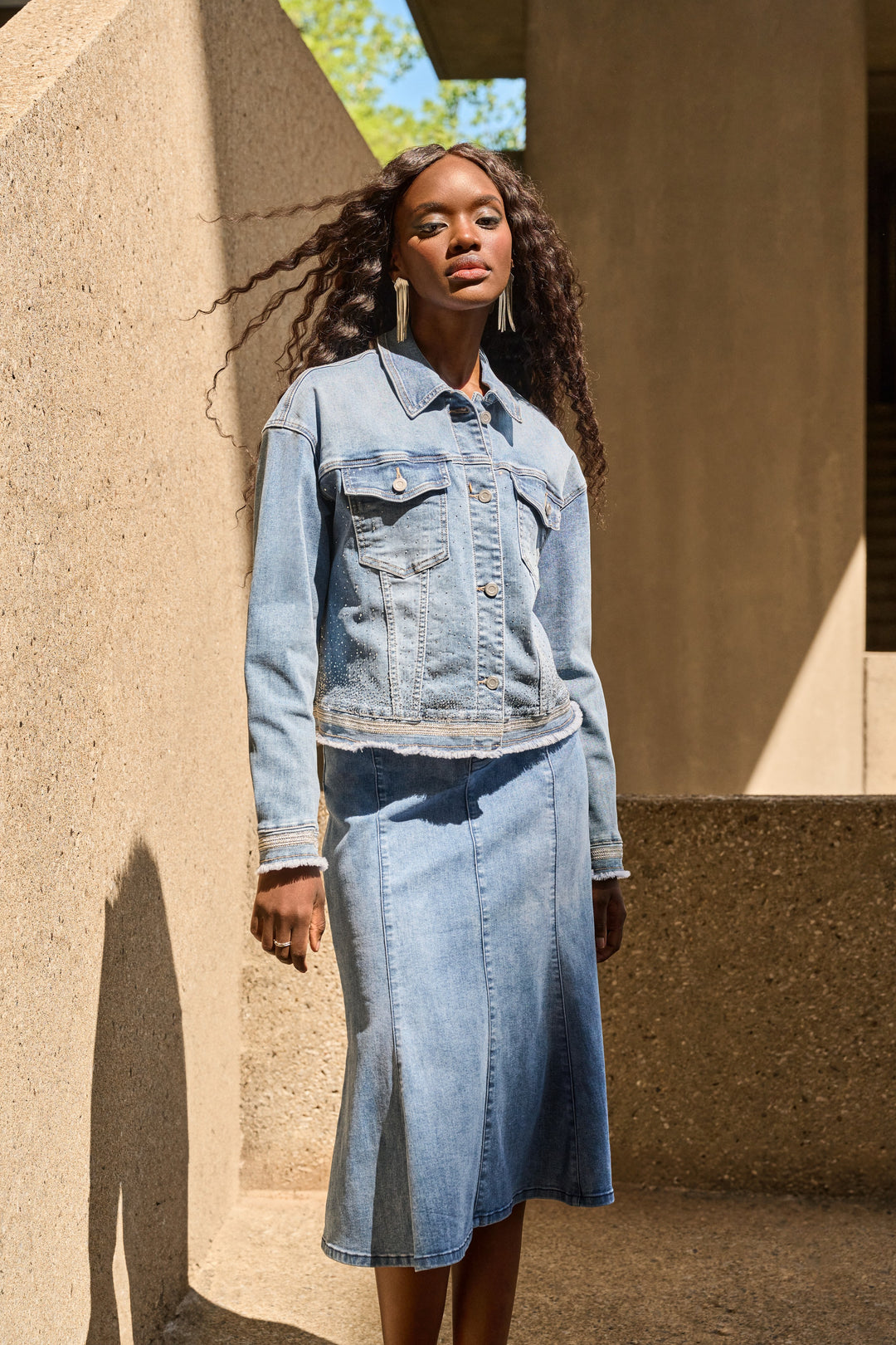 Joseph Ribkoff Denim Skirt 251952