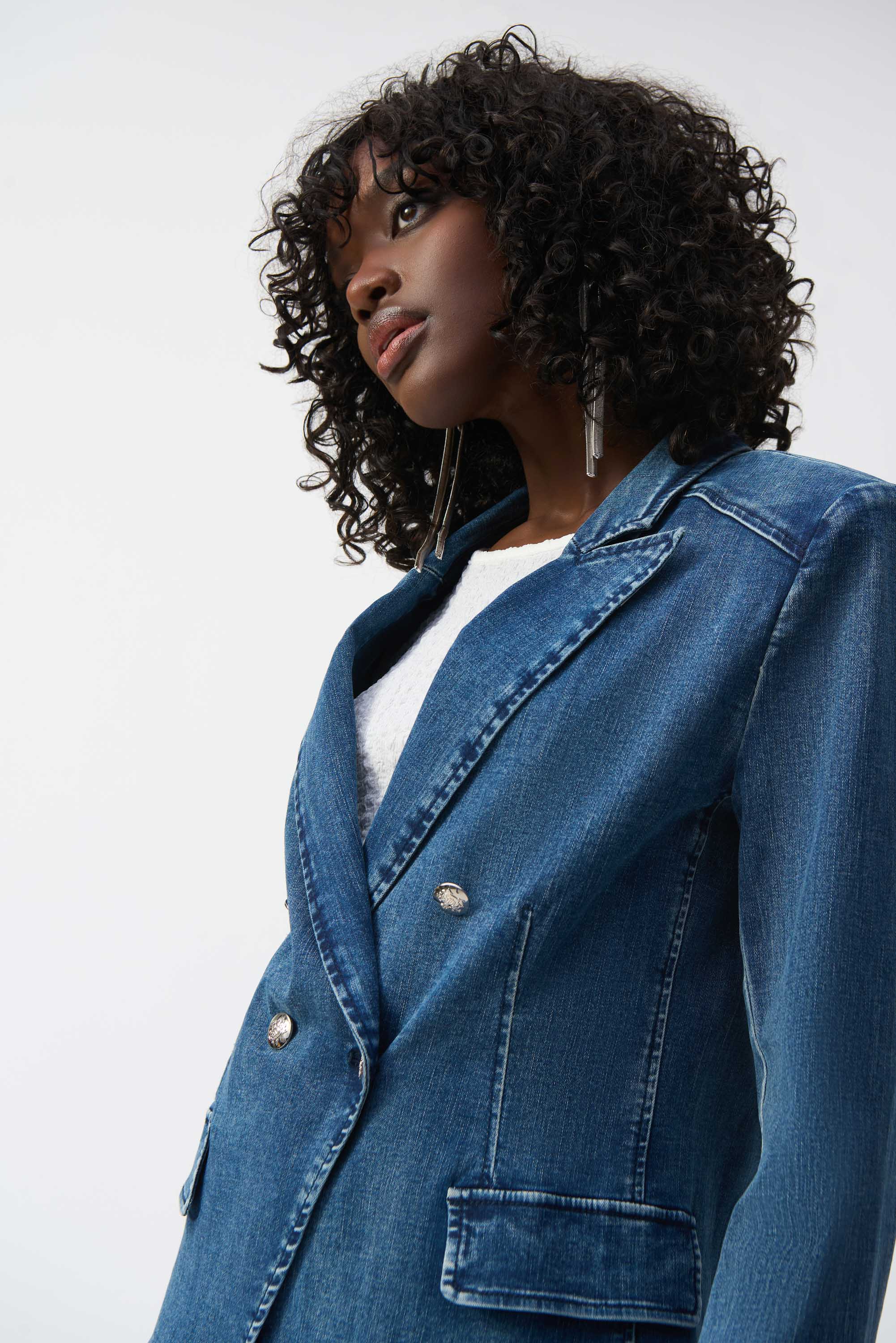 Joseph Ribkoff Denim Blazer 251962 – TYH Boutique