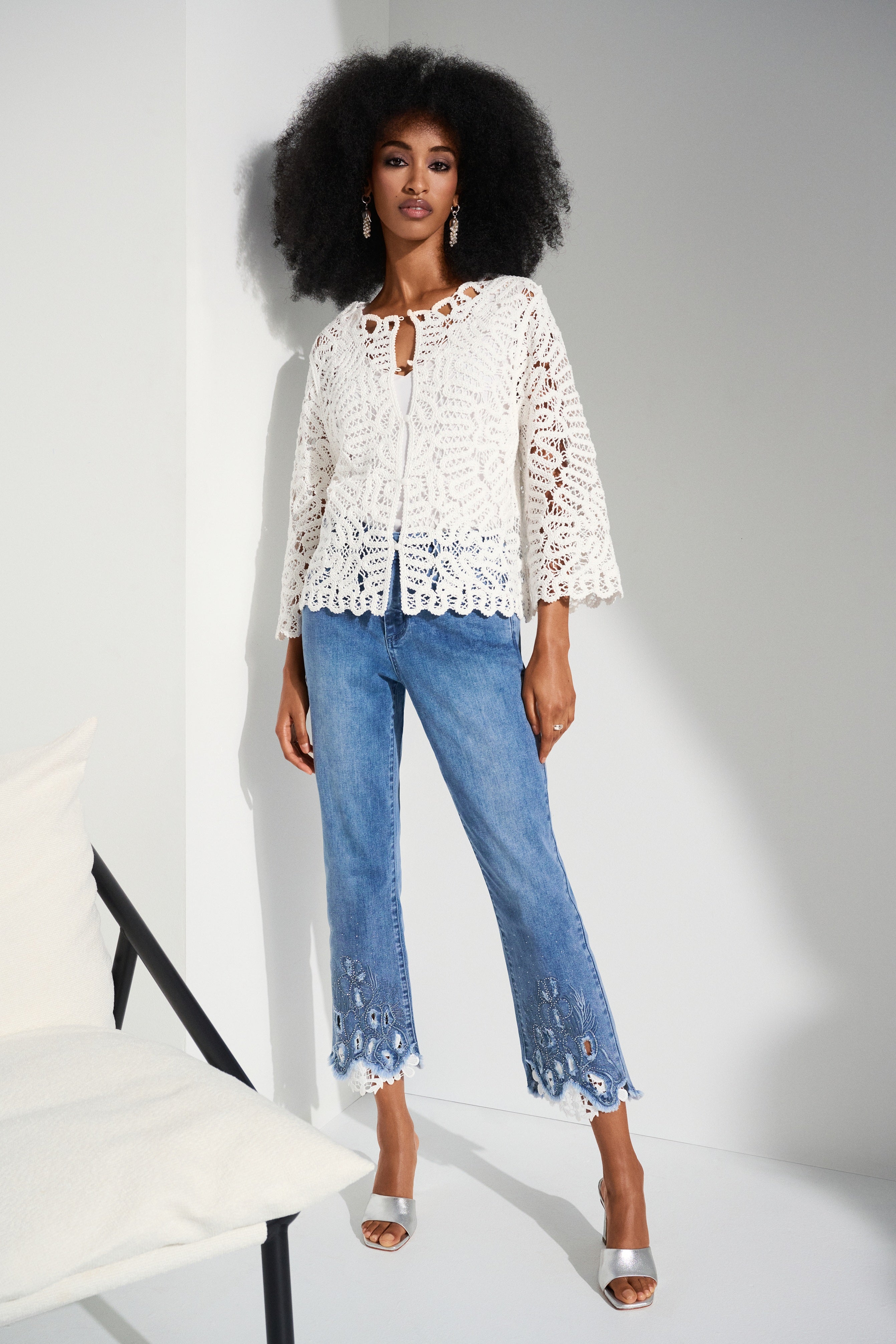 【新品未使用】 Peggy Top Licorice Bohemia 3Y Joseph Ribkoff Cover Up 252905 – TYH Boutique
