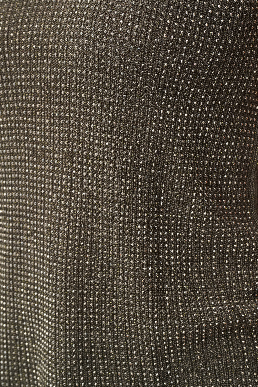 Metallic Knitted Camisole with Rhinestones Style 252915F26