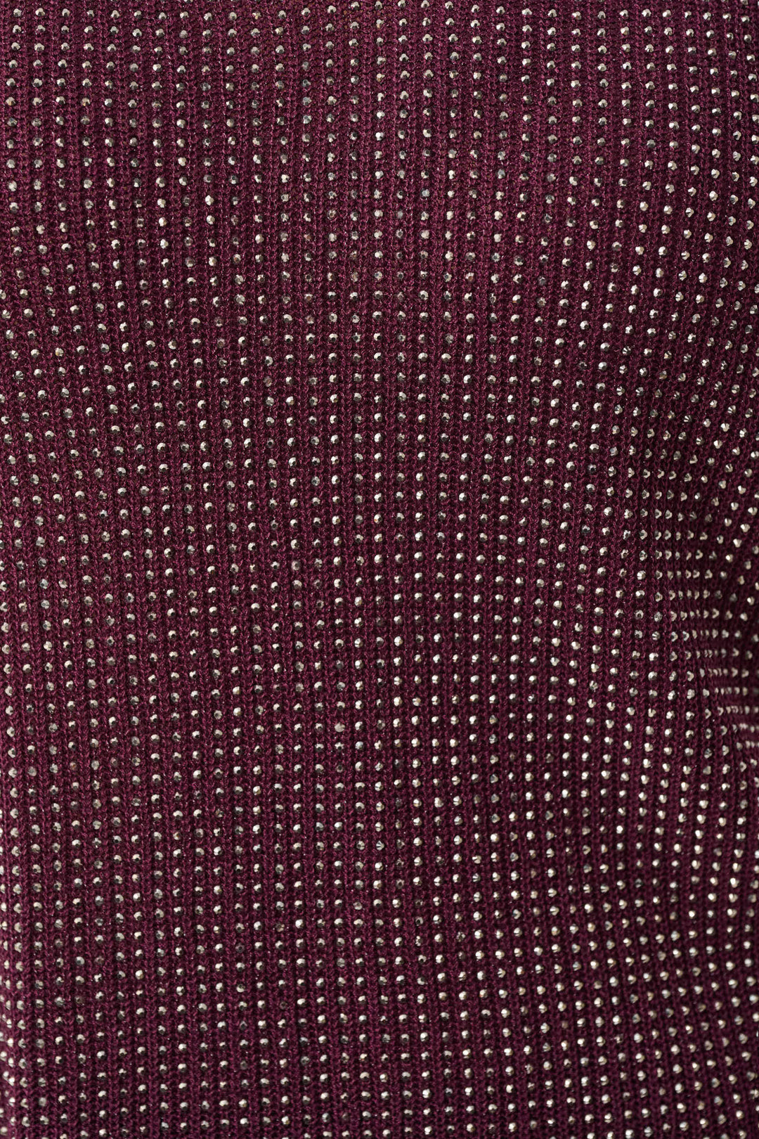 Metallic Knitted Camisole with Rhinestones Style 252915F26