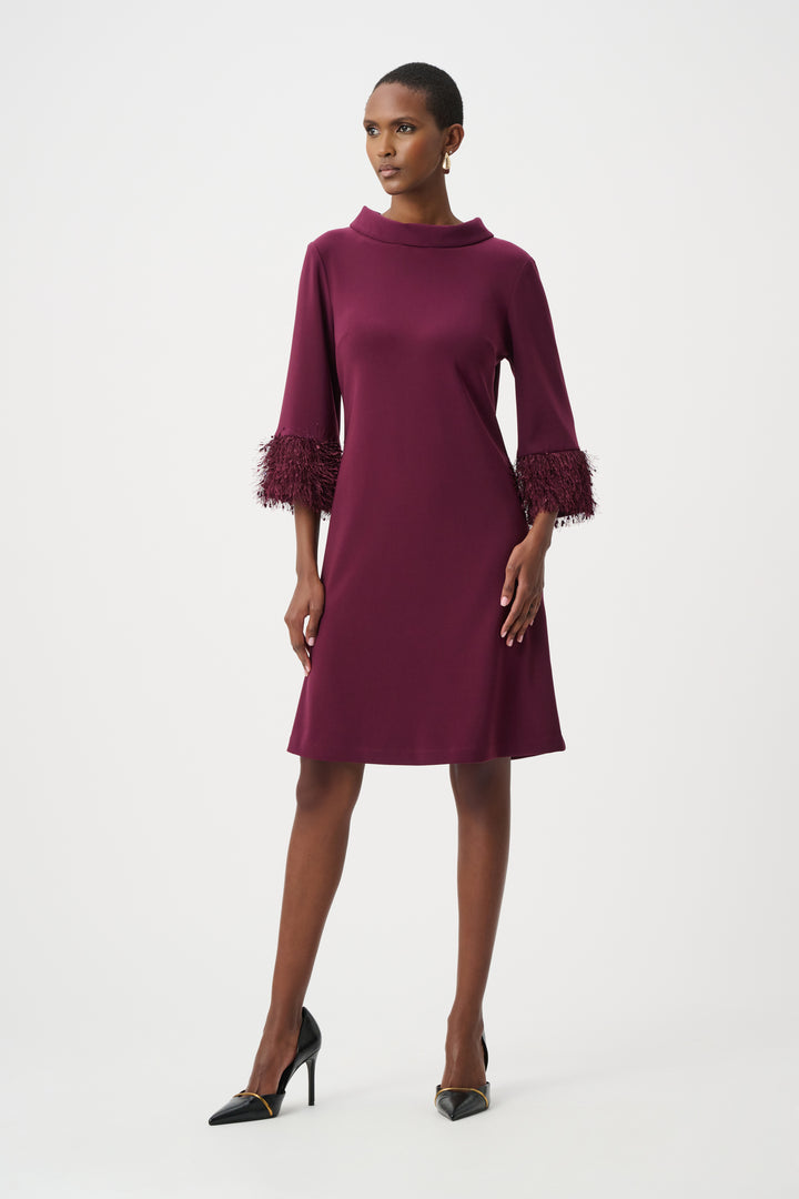 Silky Knit & Novelty A-Line Dress Style 253054F26