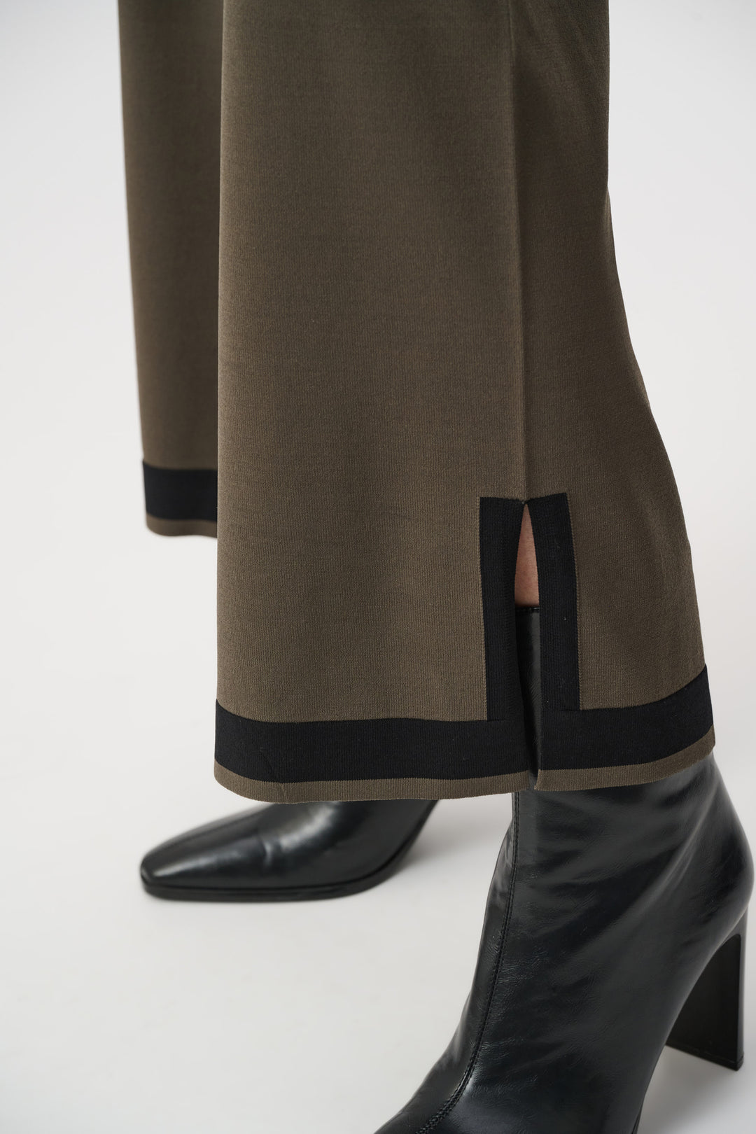 Sweater Knit Colour Block Culotte Pants Style 253910F26