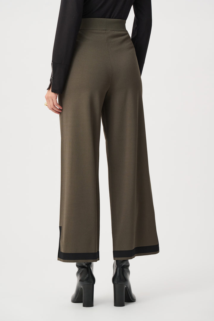 Sweater Knit Colour Block Culotte Pants Style 253910F26