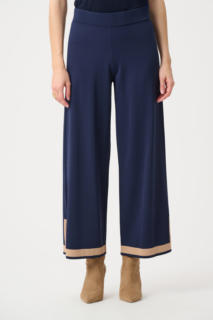 Sweater Knit Colour Block Culotte Pants Style 253910F26