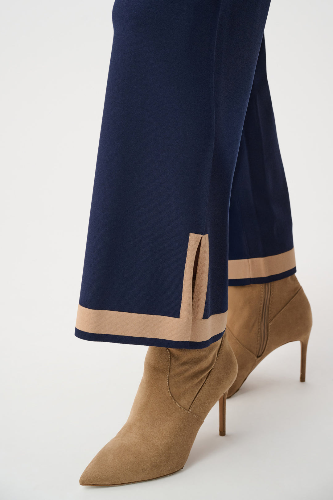 Sweater Knit Colour Block Culotte Pants Style 253910F26