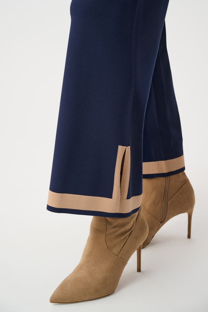 Sweater Knit Colour Block Culotte Pants Style 253910F26