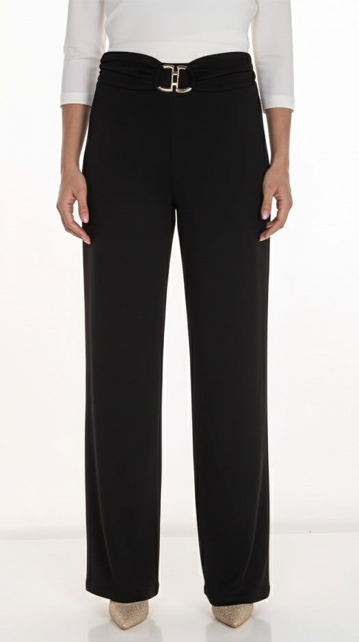 Gold Buckle High-Waisted Pant Style 254037