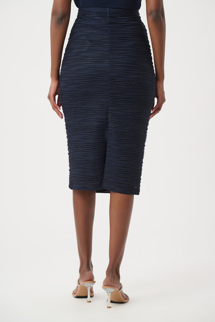 Lurex Cascade Knit Pull-On Pencil Skirt 254733S26