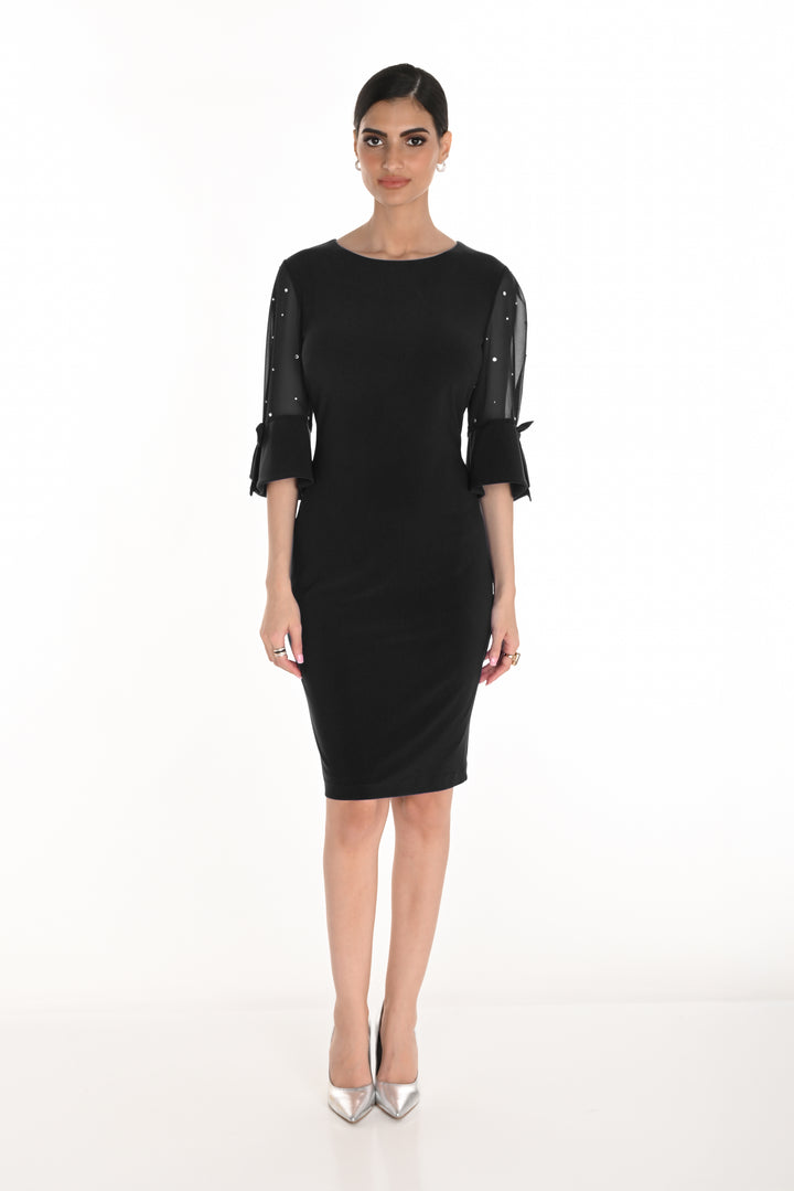 Bell Sleeve Sheath Dress Style 259025