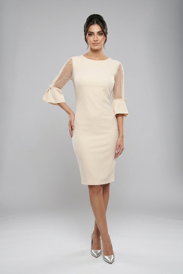 Bell Sleeve Sheath Dress Style 259025