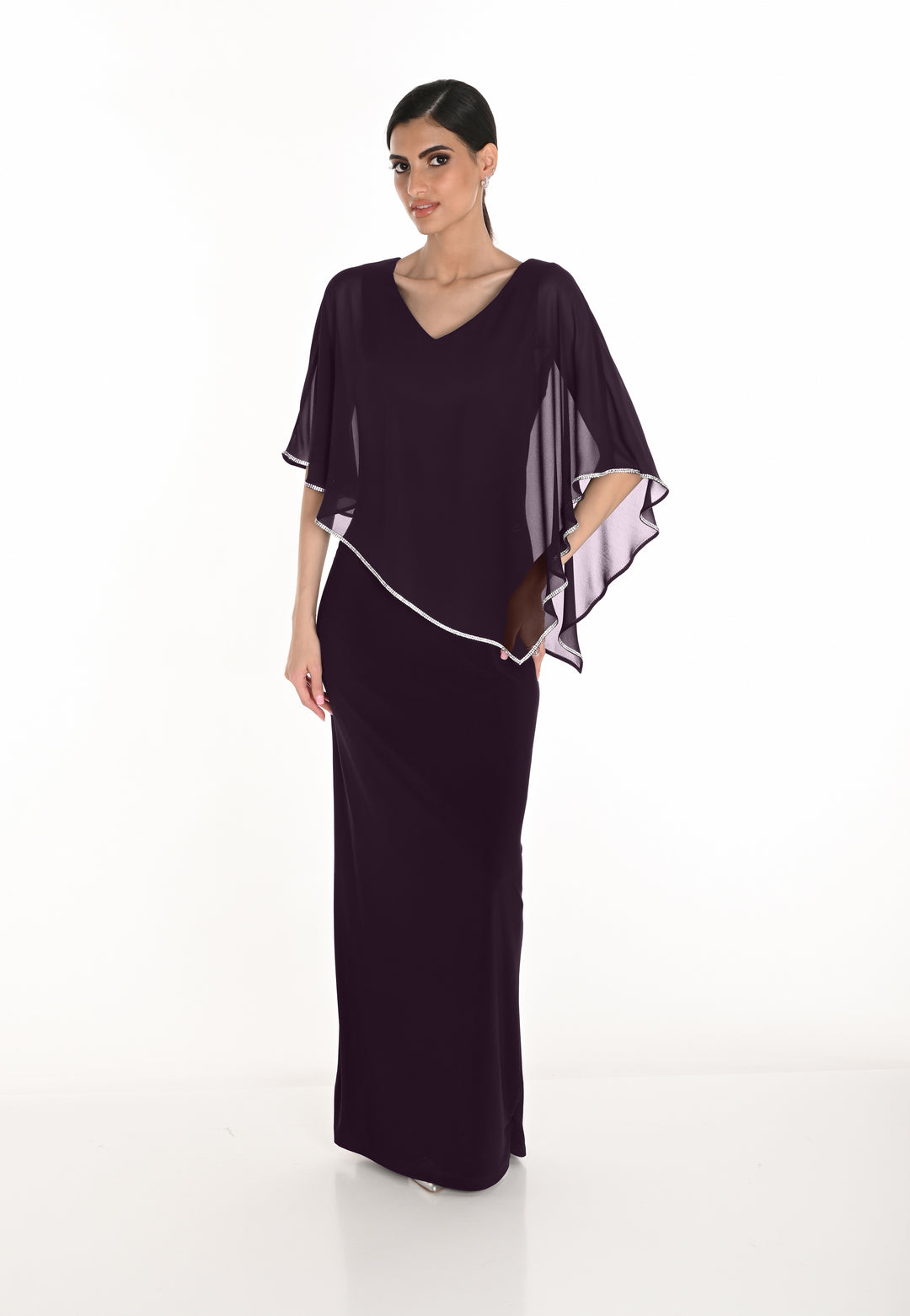 V-neck Maxi Dress Style 259046