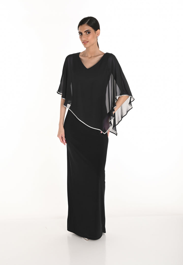 V-neck Maxi Dress Style 259046