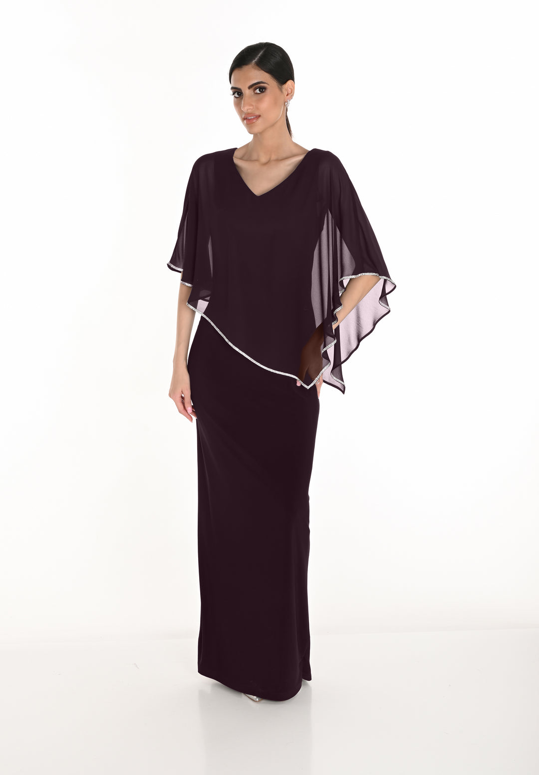 V-neck Maxi Dress Style 259046