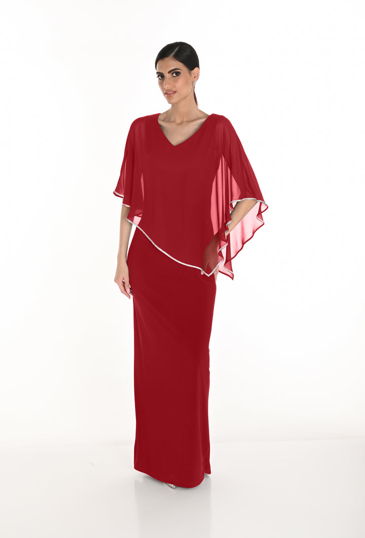 V-neck Maxi Dress Style 259046