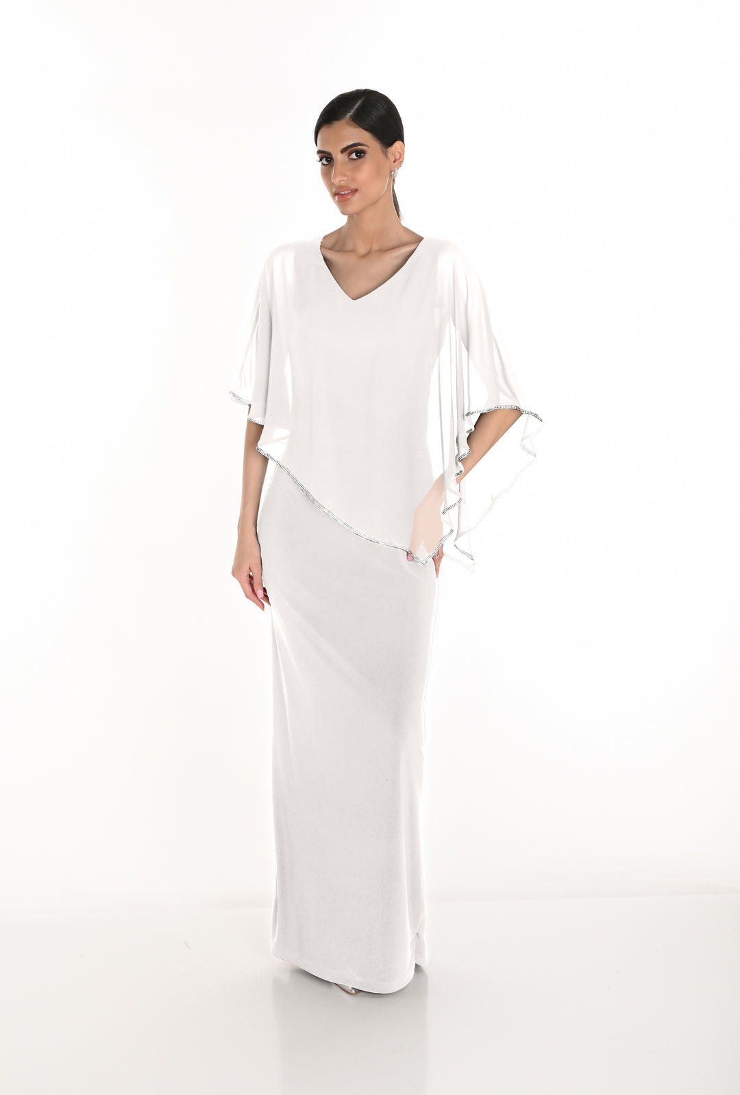 V-neck Maxi Dress Style 259046