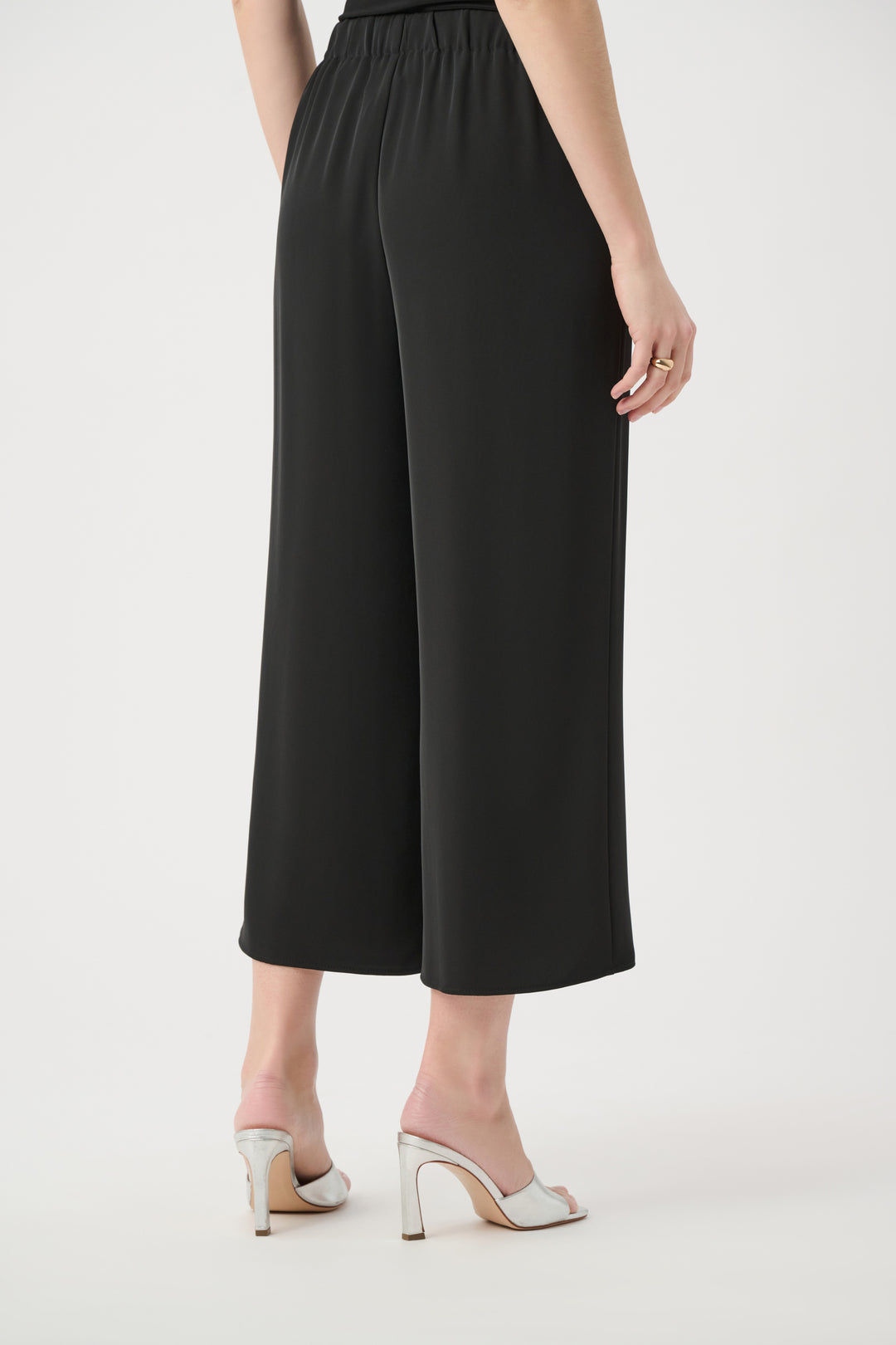 Woven Twill Pull-On Culotte Pants 261121