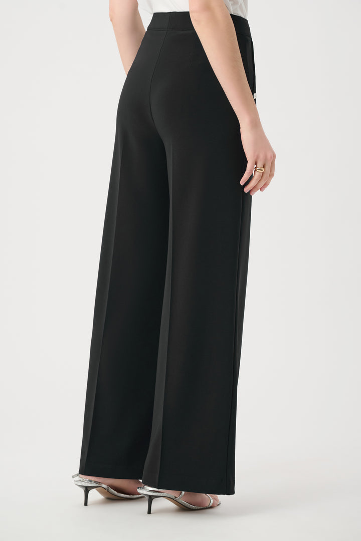 Silky Knit Wide Leg Pull-On Pants 261130