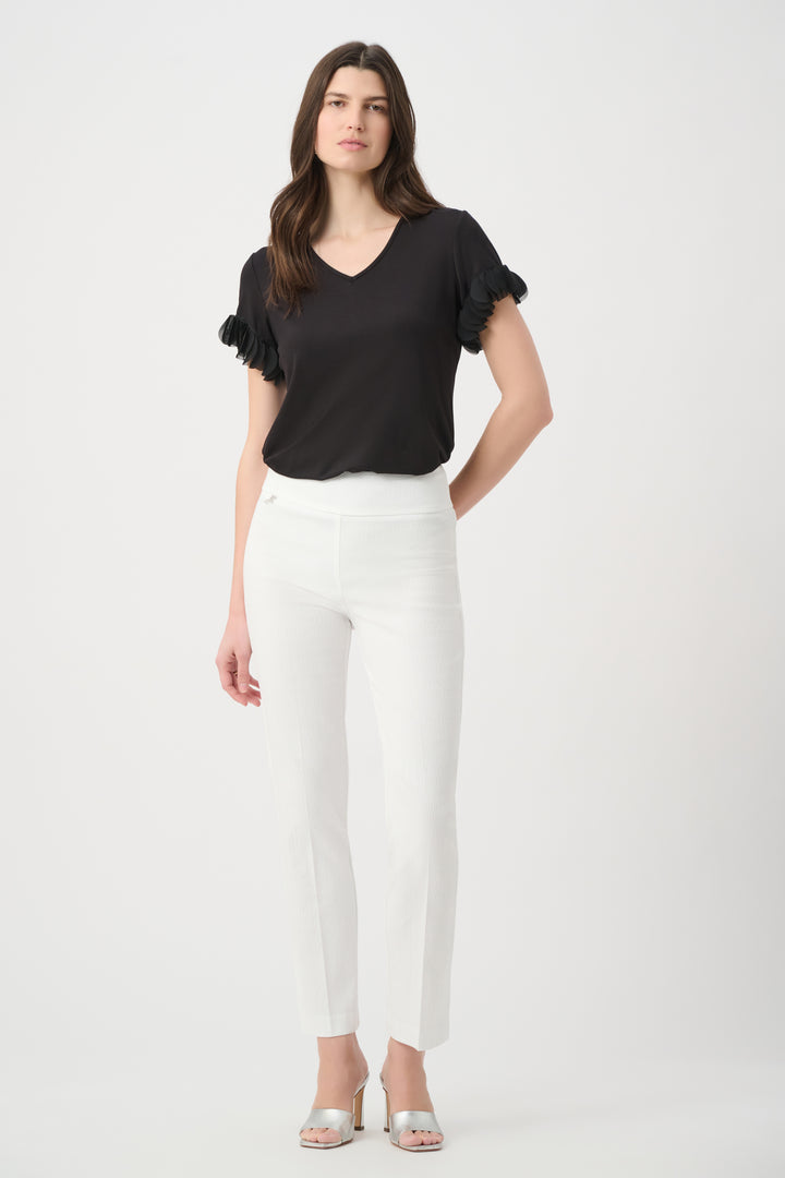 Jacquard Straight Pull-On Pants 261148
