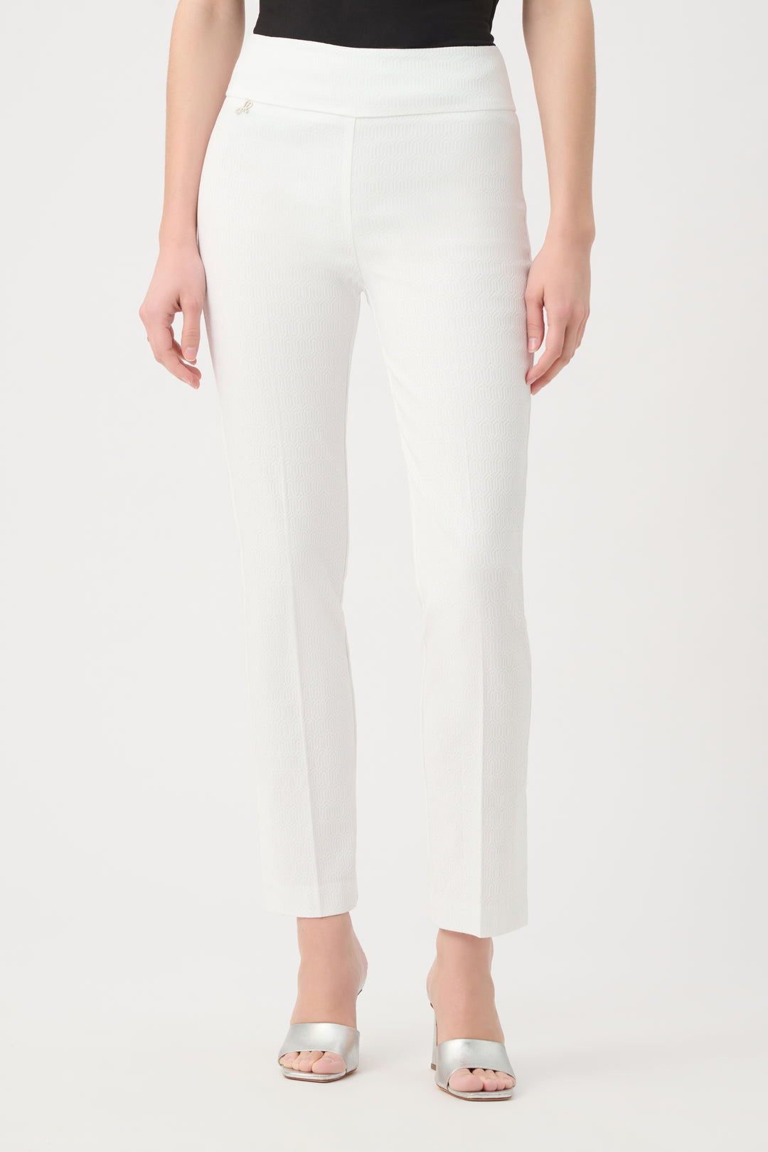 Jacquard Straight Pull-On Pants 261148