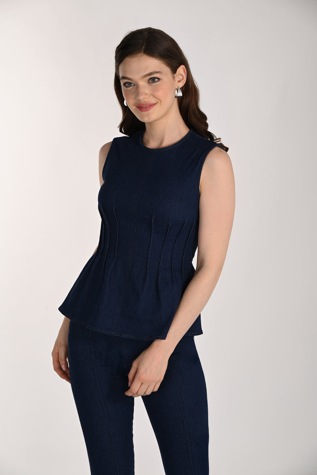 Frank Lyman Denim Top 261302