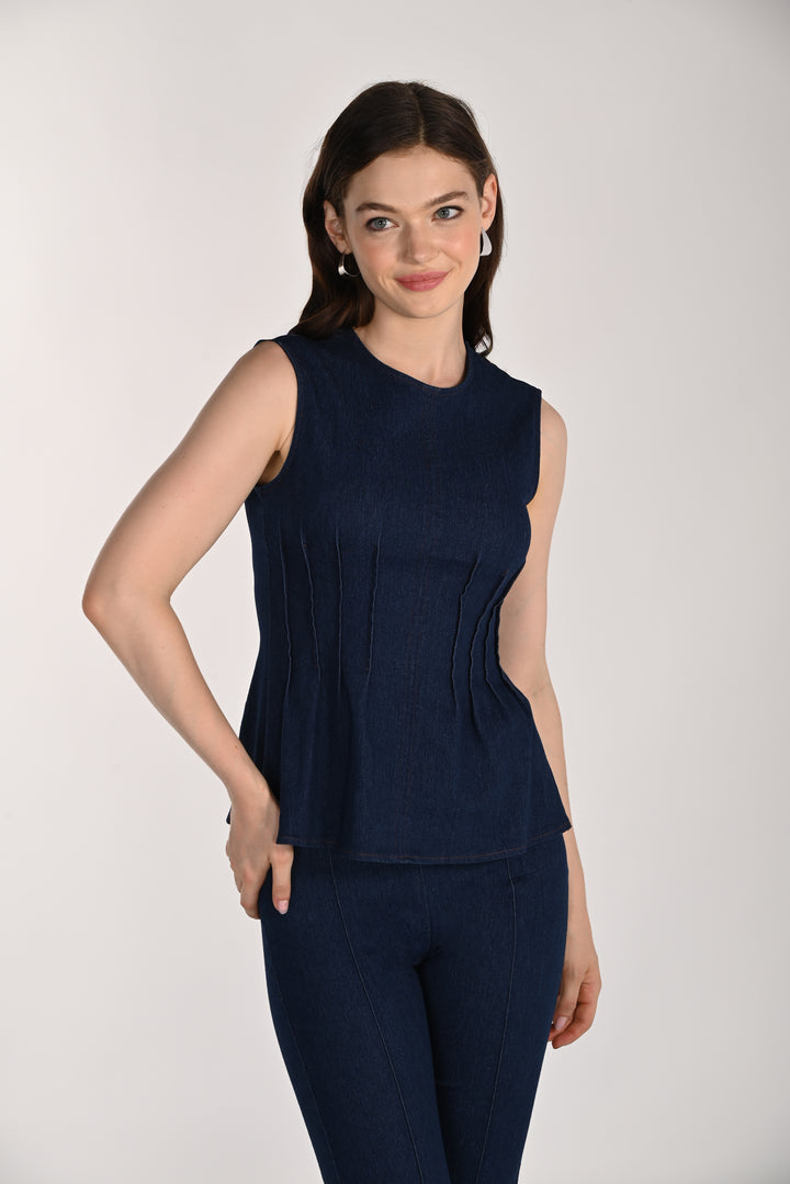 Frank Lyman Denim Top 261302