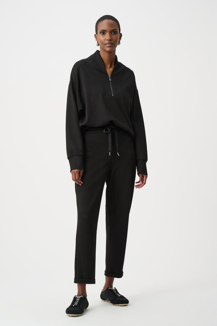 Scuba Jersey Pull-On Jogger Pants With Drawstring Waist 261606