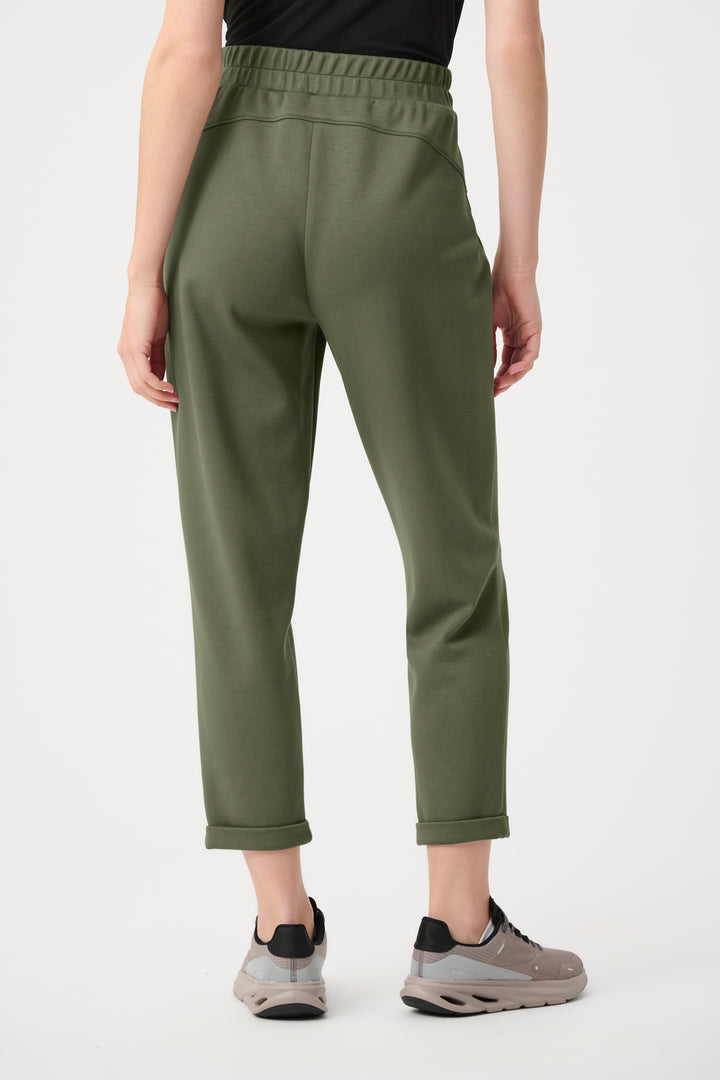 Scuba Jersey Pull-On Jogger Pants With Drawstring Waist Style 261606F26
