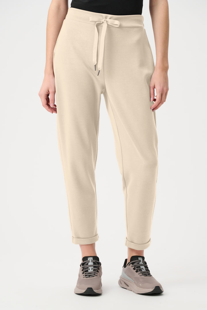 Scuba Jersey Pull-On Jogger Pants With Drawstring Waist Style 261606F26