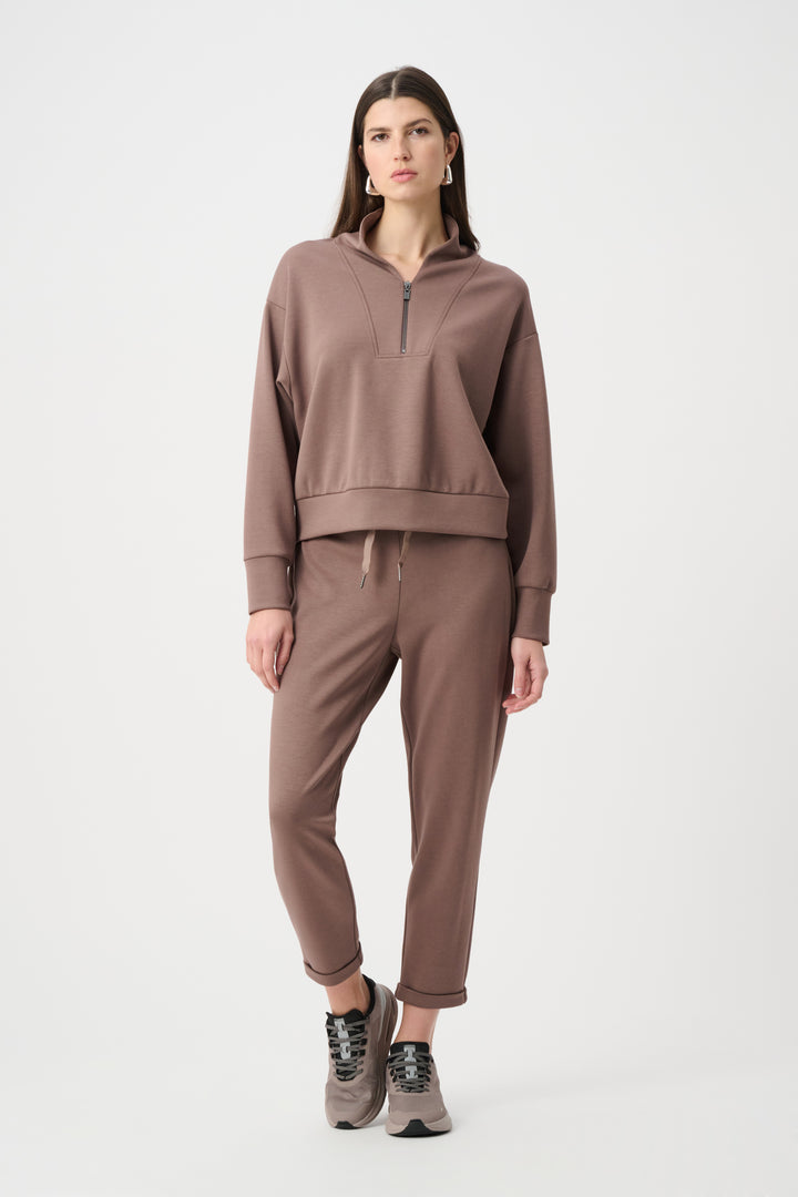 Scuba Jersey Pull-On Jogger Pants With Drawstring Waist Style 261606F26