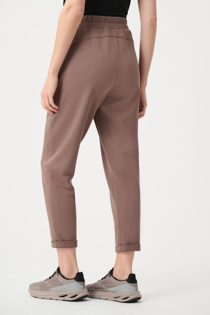 Scuba Jersey Pull-On Jogger Pants With Drawstring Waist Style 261606F26