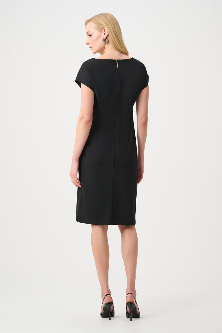 Scuba Crepe Sheath Gown With Rhinestones Piping Style 261713XF26