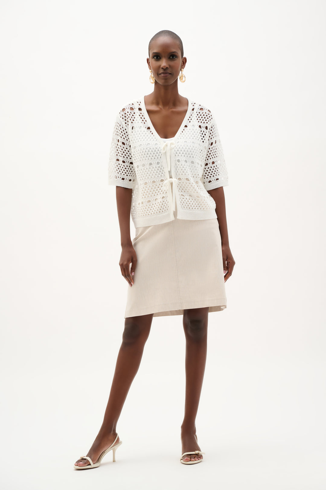 Melange Millennium A-Line Skirt With Pockets 262065